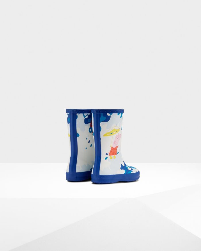 Blue Kids' Hunter First Peppa Pig Muddy Puddles Rain Boots | 7xPzftSM