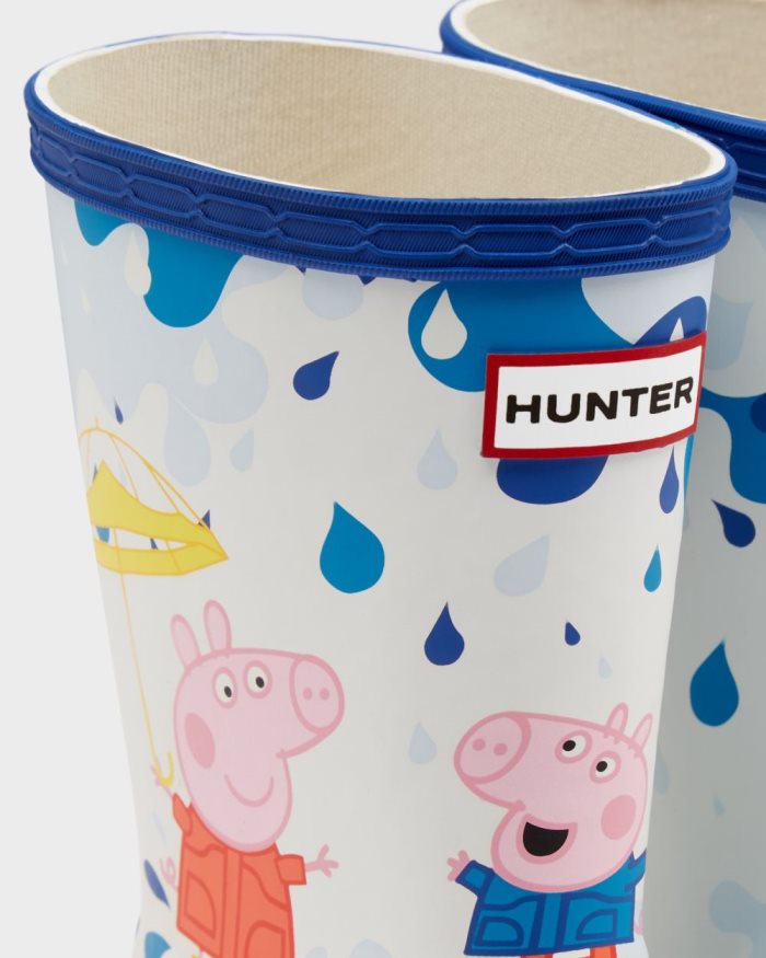 Blue Kids' Hunter First Peppa Pig Muddy Puddles Rain Boots | 7xPzftSM