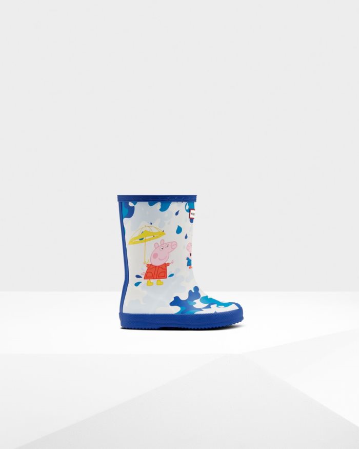 Blue Kids' Hunter First Peppa Pig Muddy Puddles Rain Boots | 7xPzftSM