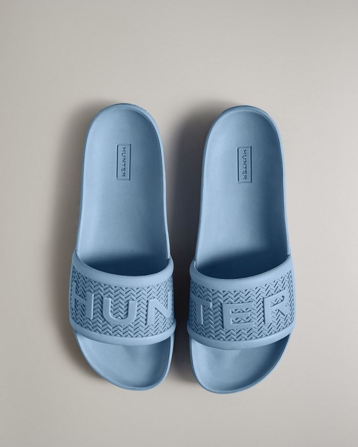 Blue Men\'s Hunter BLOOM™ Slides | gMAmryq6