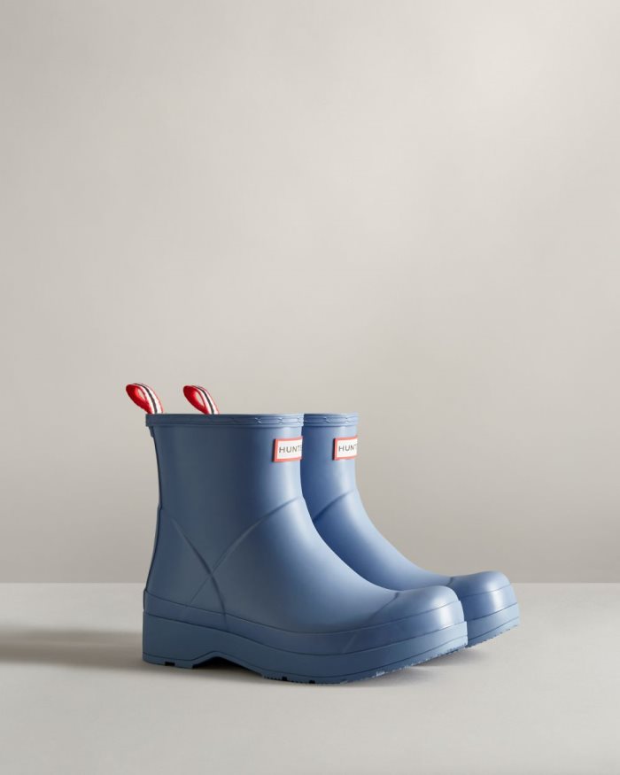 Blue Men's Hunter Play Short Rain Boots | vRKfjYqs