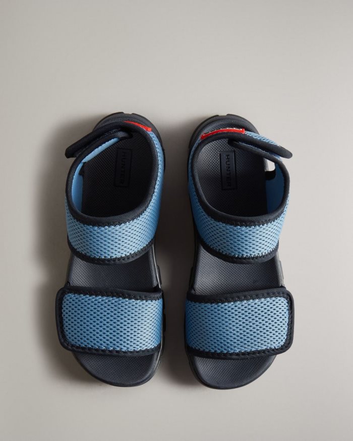 Blue / Navy Kids' Hunter Mesh Outdoor Shoes | R3L6okof