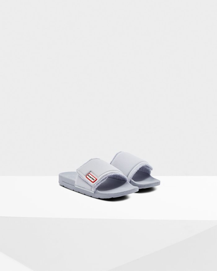 Blue Women's Hunter Adjustable Slides | D2IaoTbF