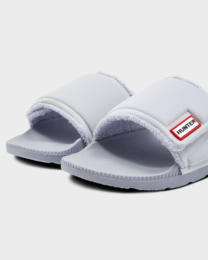 Blue Women's Hunter Adjustable Slides | D2IaoTbF