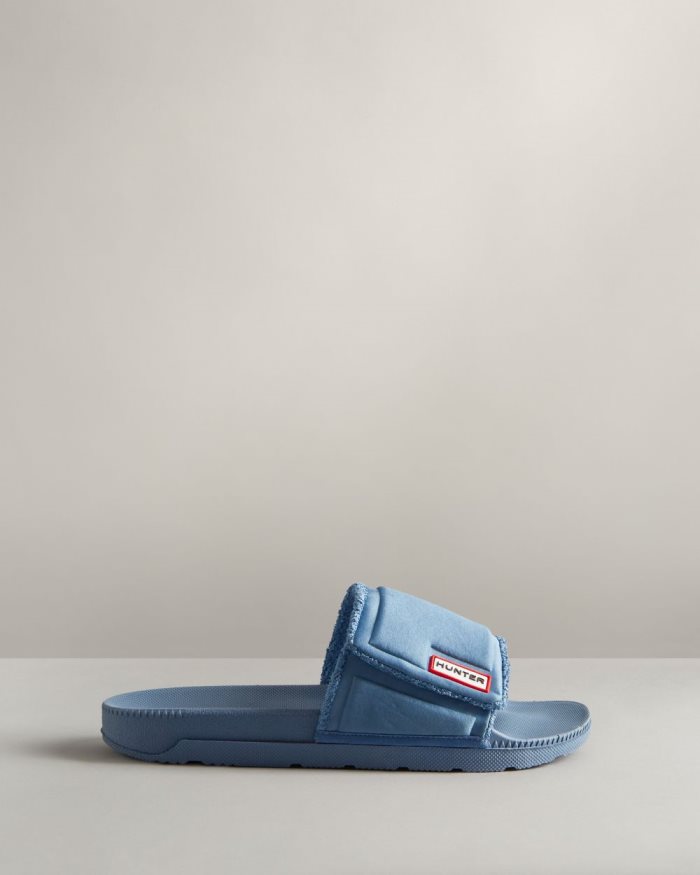 Blue Women's Hunter Adjustable Slides | e0GYRz9b