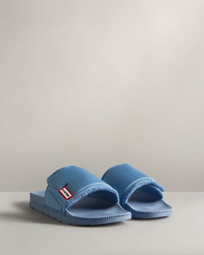 Blue Women's Hunter Adjustable Slides | e0GYRz9b