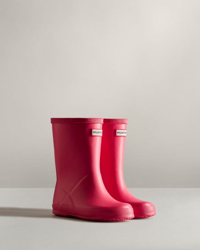 Bright Pink Kids' Hunter Original First Classic Rain Boots | X4ZMCcws