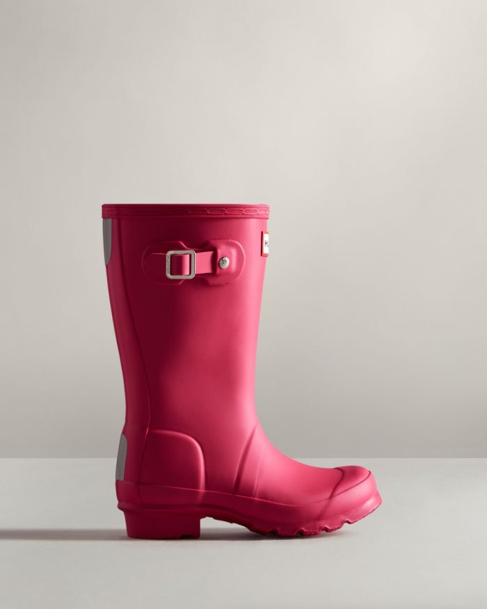 Bright Pink Kids' Hunter Original Rain Boots | 8DKyw4oR