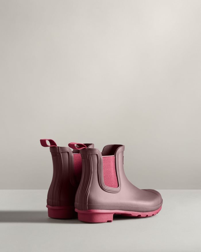 Brown / Burgundy Women's Hunter Original Rain Boots | VV8xQnyX