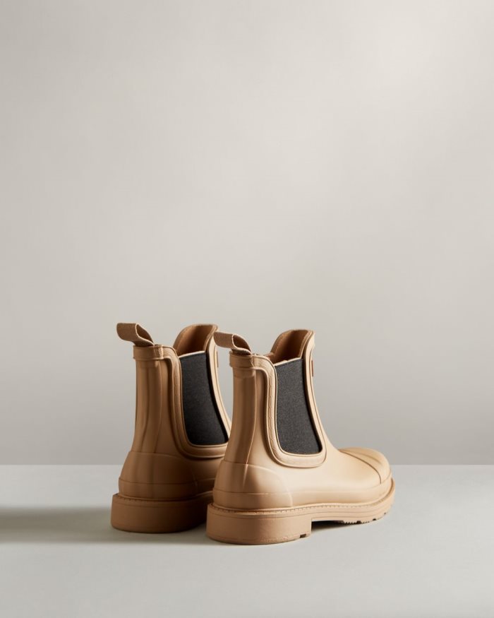 Brown Women's Hunter Commando Chelsea Boots | 5cBymaDP