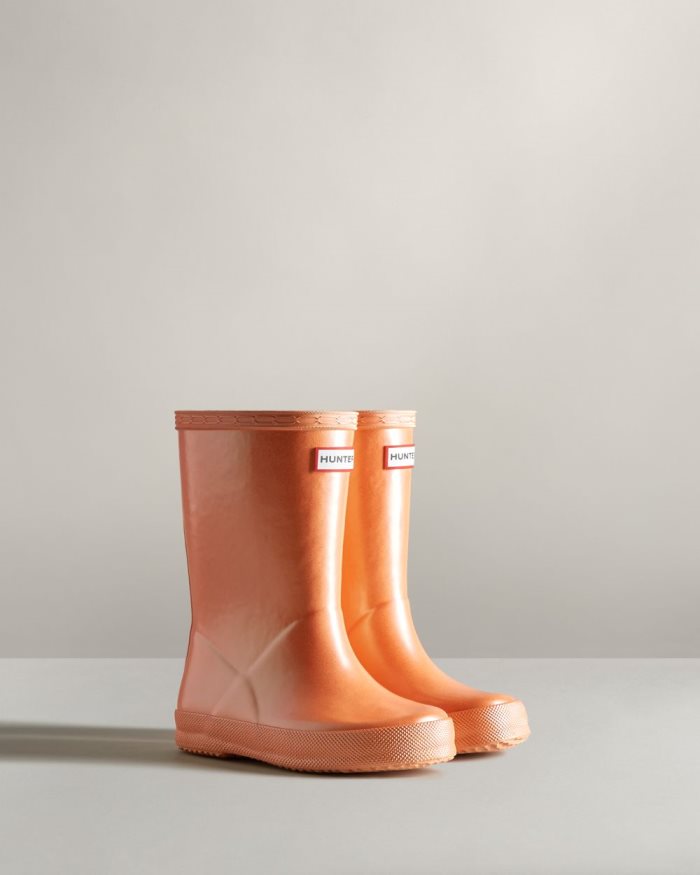 Coral Kids' Hunter First Classic Nebula Rain Boots | 2CdLxK1p