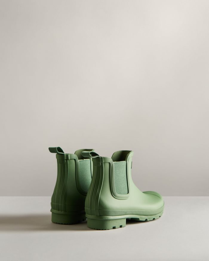 Green Men's Hunter Original Chelsea Boots | 43jsNBuK