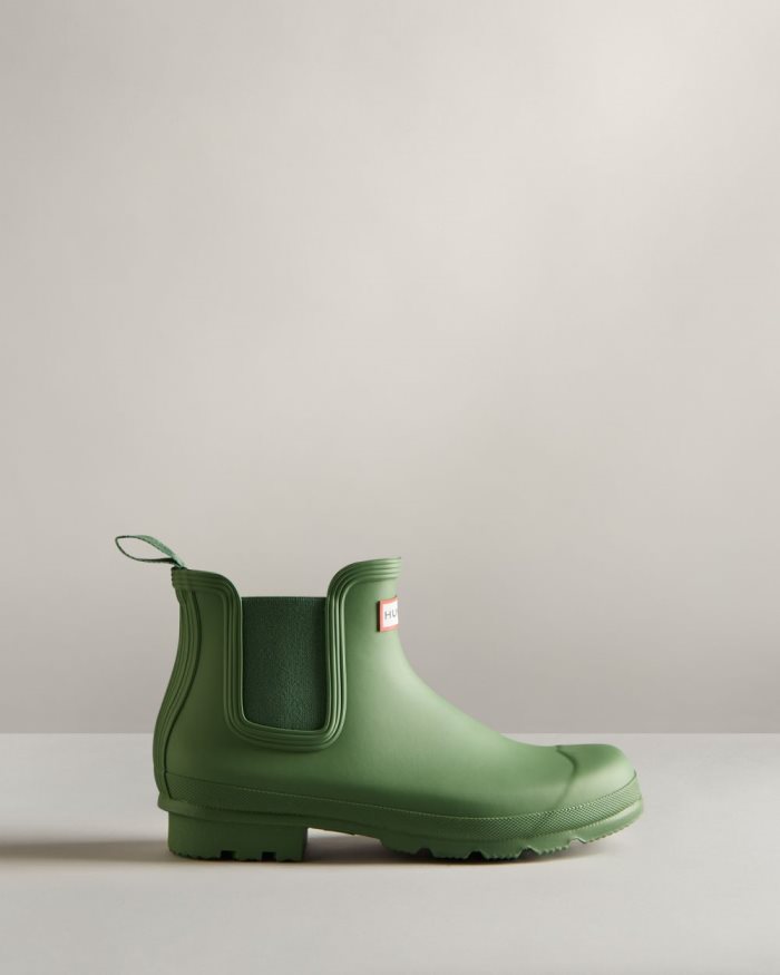 Green Men\'s Hunter Original Chelsea Boots | 43jsNBuK