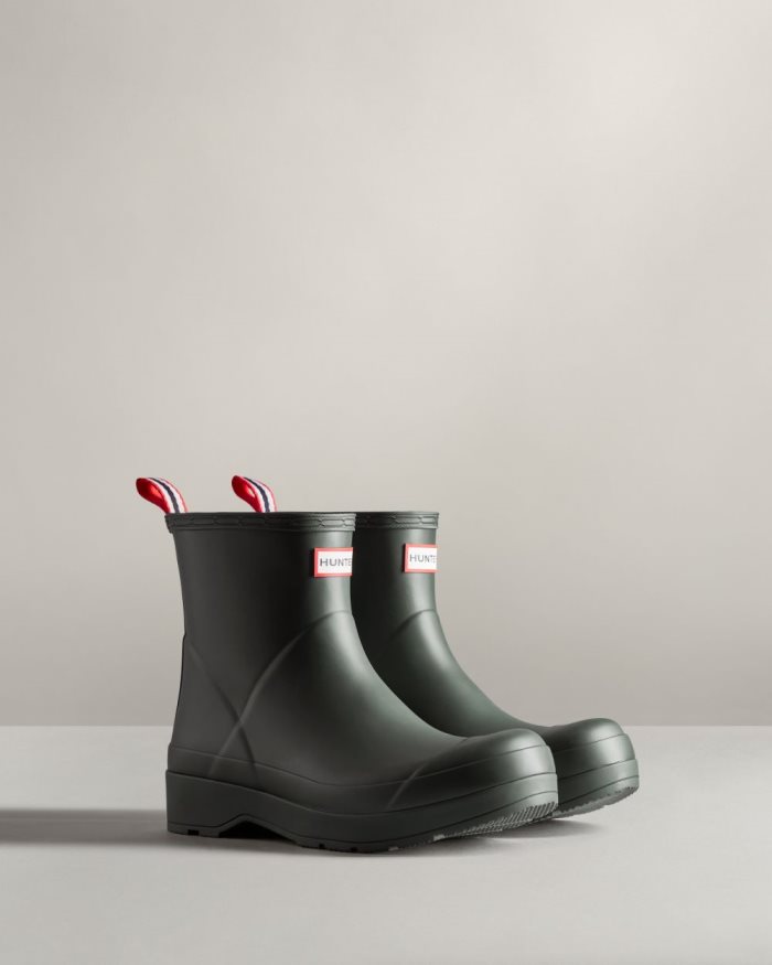 Green Men's Hunter Play Short Rain Boots | biq32RBE