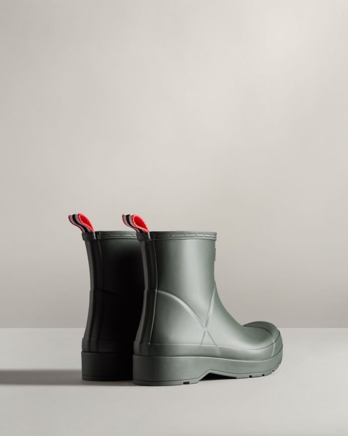 Green Men's Hunter Play Short Rain Boots | biq32RBE