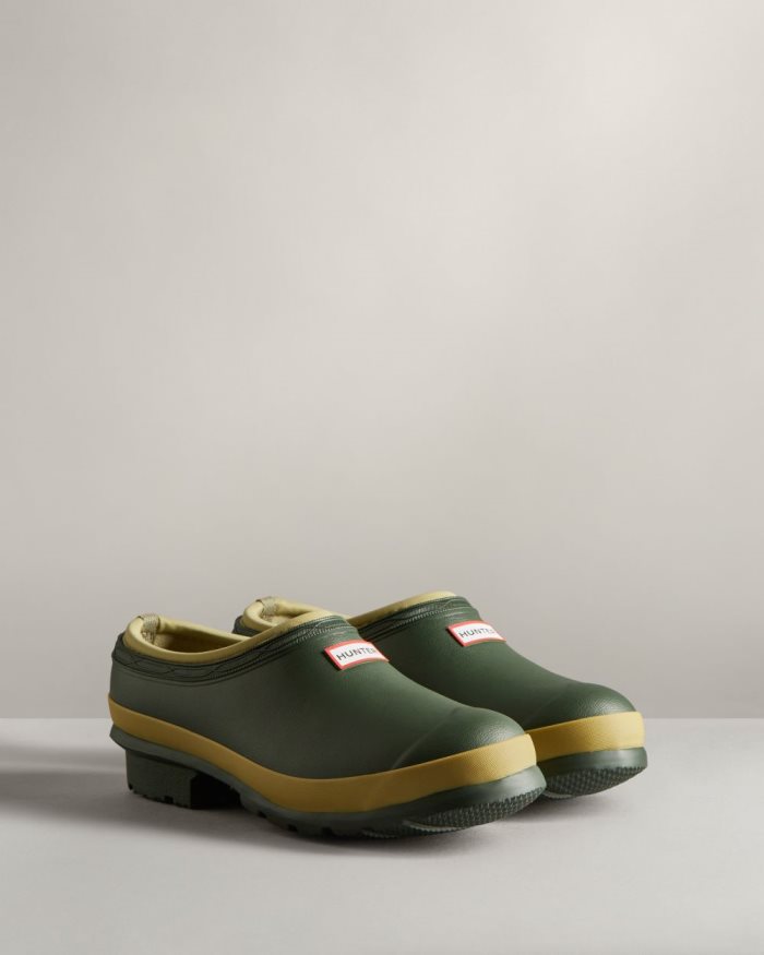 Green Women's Hunter Gardener Clogs | a9YvnHrq