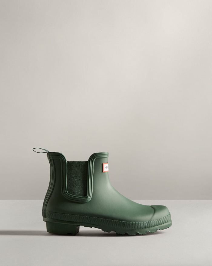 Green Women\'s Hunter Original Chelsea Boots | SEMBHr2h