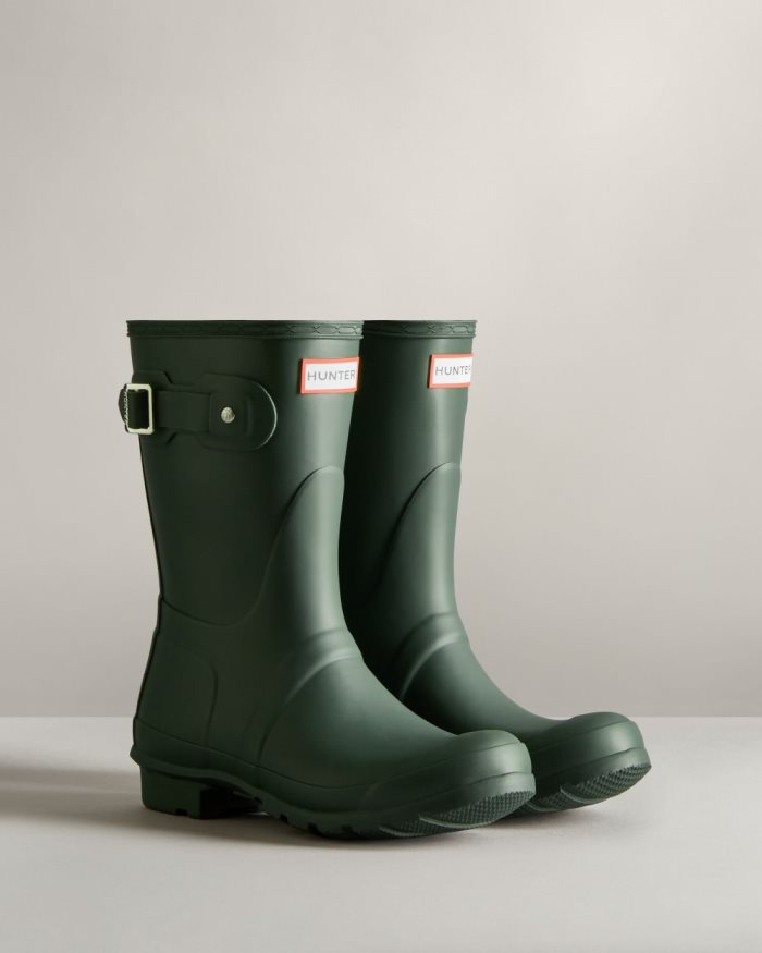 Green Women's Hunter Original Short Rain Boots | torMynVE