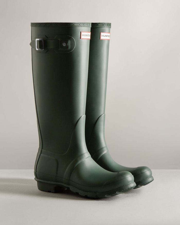 Green Women's Hunter Original Tall Boots | LEyn6v1U