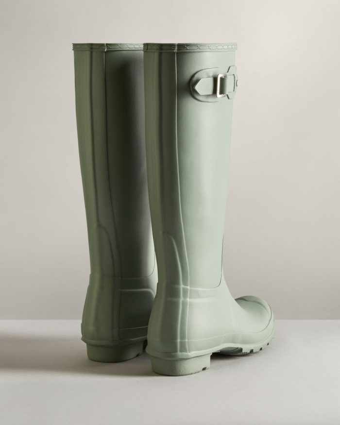 Green Women's Hunter Original Tall Rain Boots | tGrJz9UA