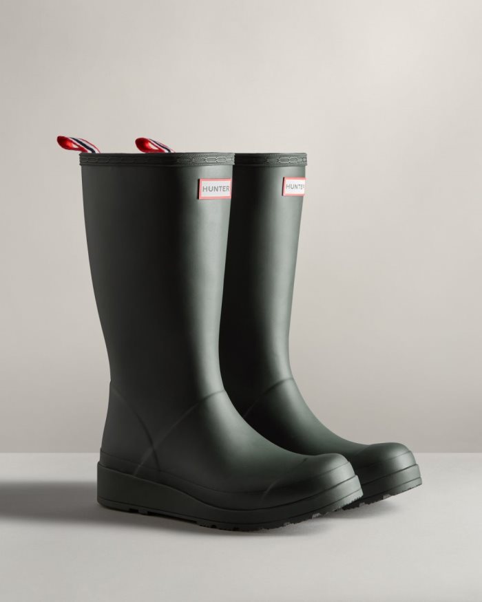 Green Women's Hunter Play Tall Rain Boots | e4ex4Xqd