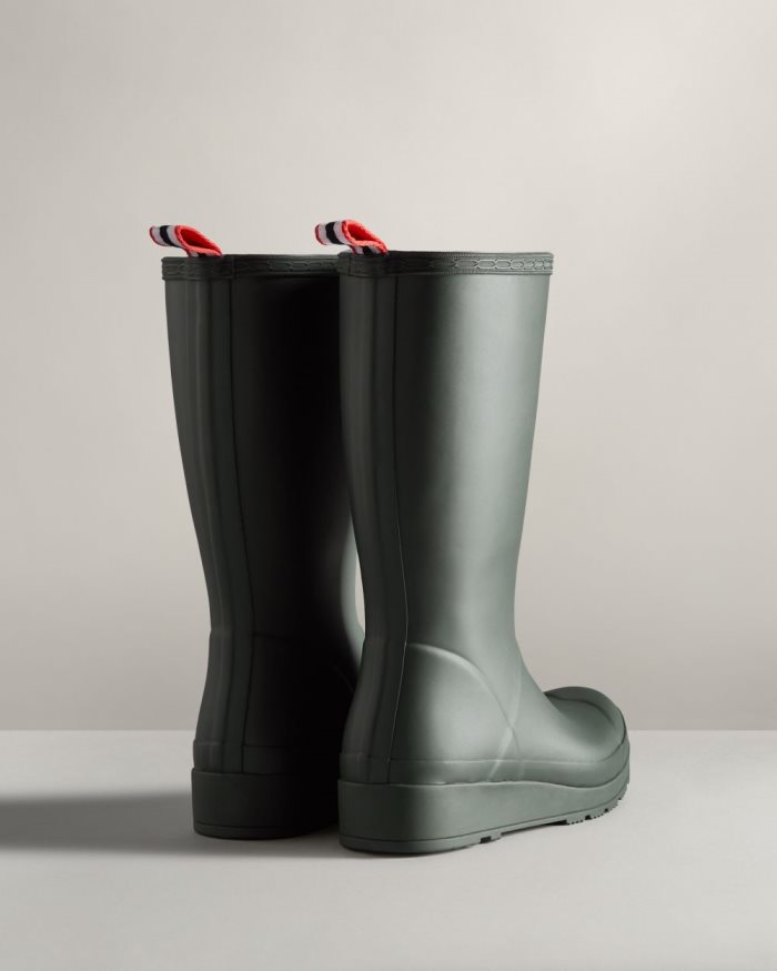 Green Women's Hunter Play Tall Rain Boots | e4ex4Xqd