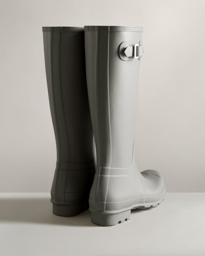 Grey Men's Hunter Original Tall Rain Boots | 8RCOfvUQ