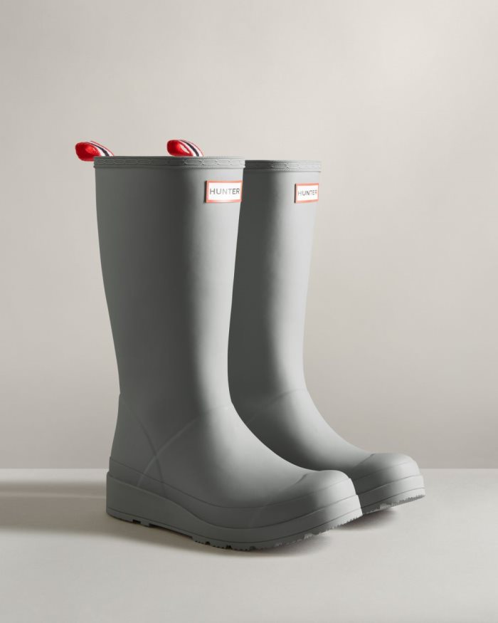 Grey Women's Hunter Play Insulated Tall Rain Boots | tt2OJRpg