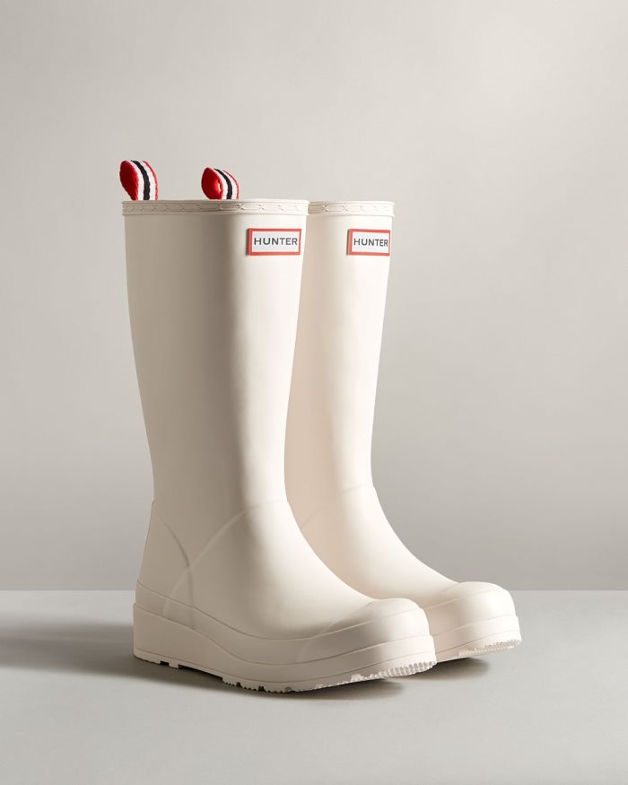 Grey Women's Hunter Play Tall Rain Boots | I2e1MANC