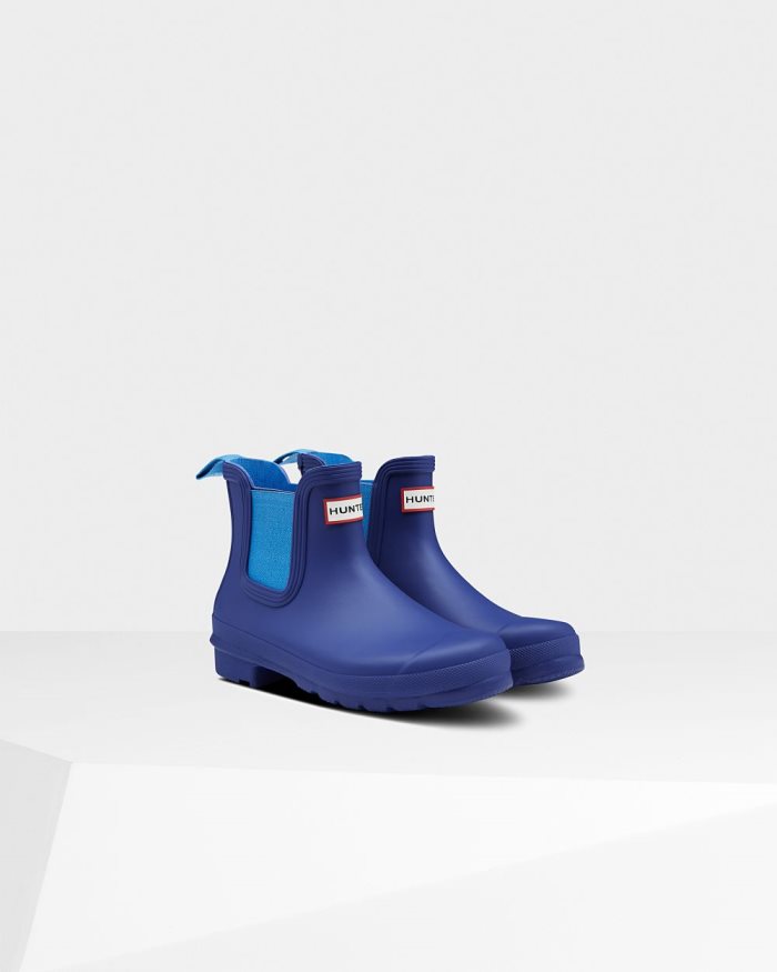 Indigo / Blue Women's Hunter Original Chelsea Boots | OyGpZdou