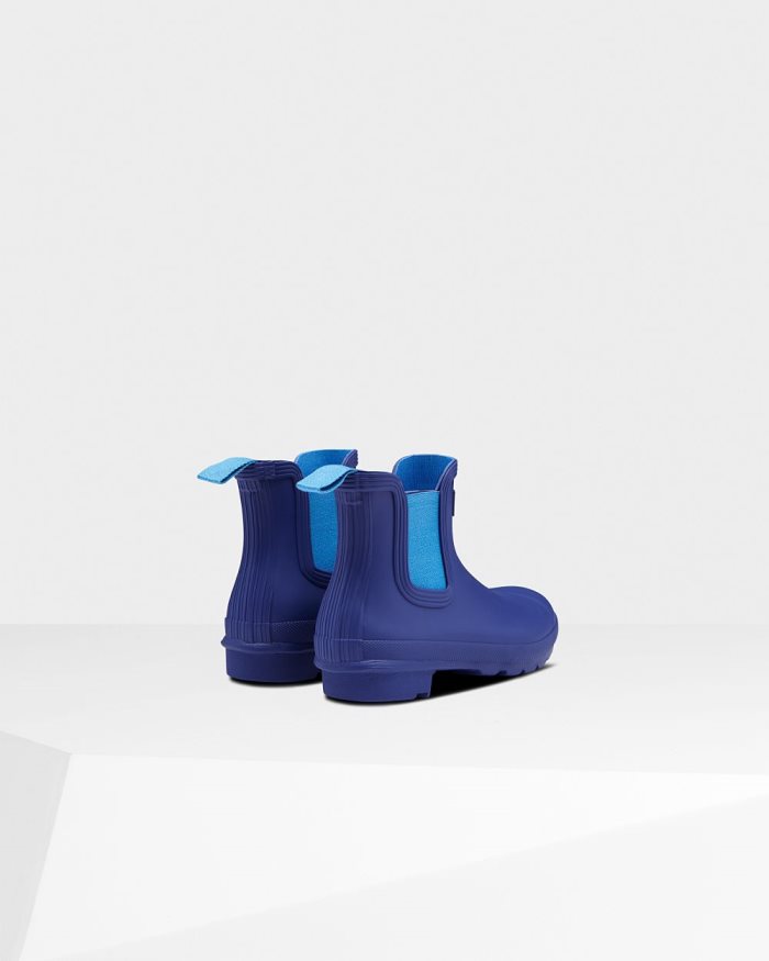 Indigo / Blue Women's Hunter Original Chelsea Boots | OyGpZdou