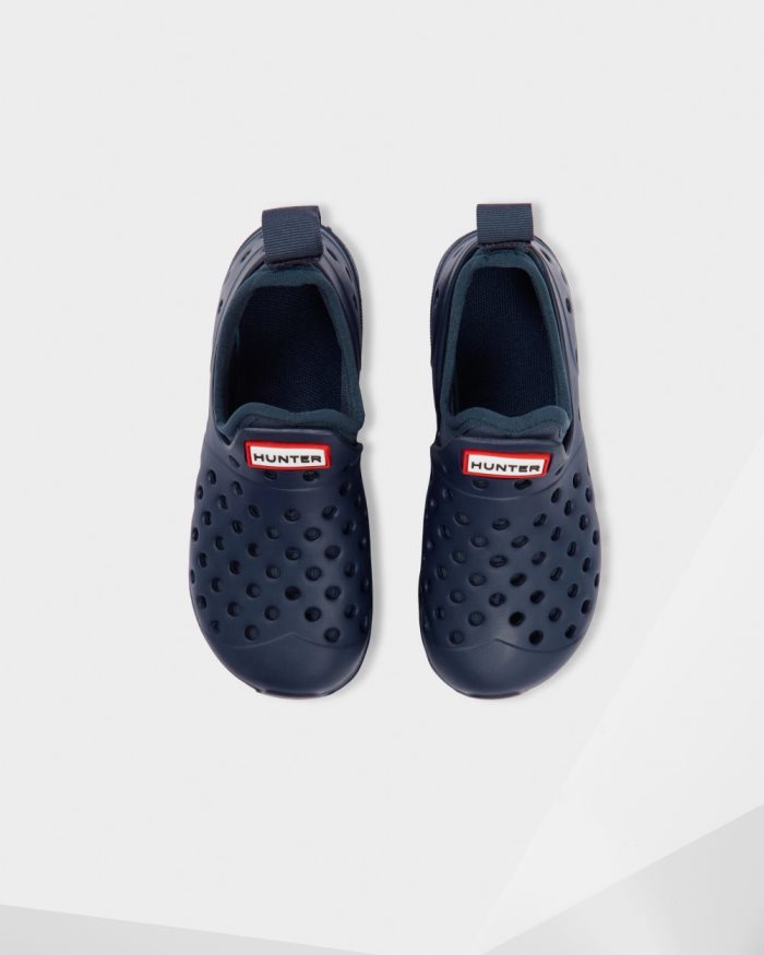 Navy Kids' Hunter Lightweight Outdoor Water Shoes | OfeKcHUQ