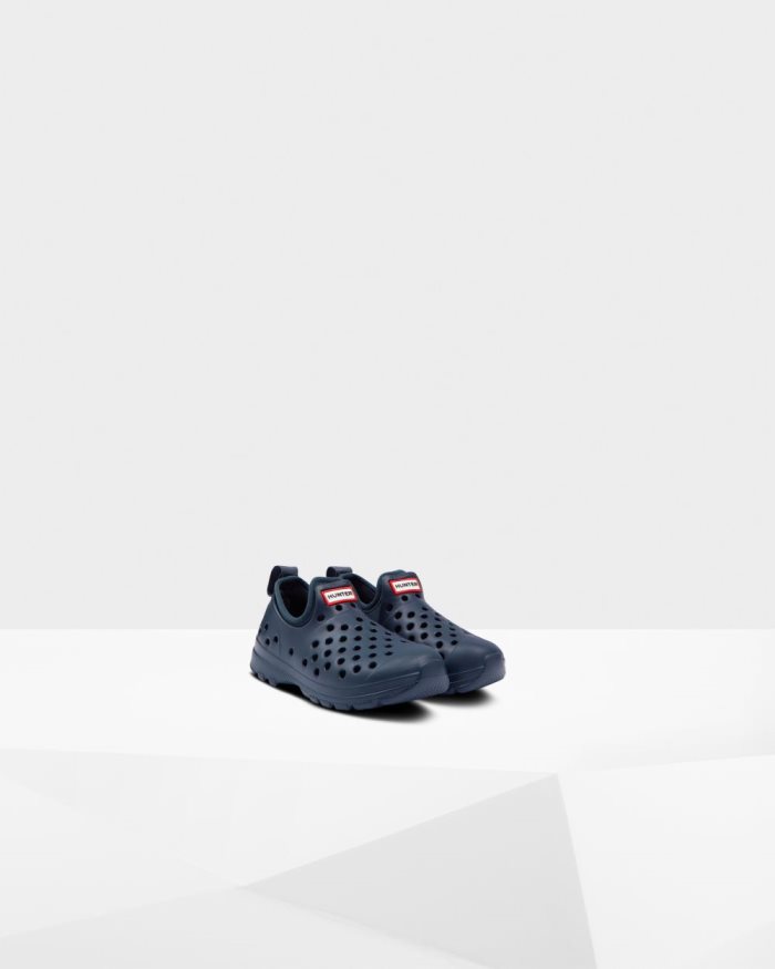 Navy Kids' Hunter Lightweight Outdoor Water Shoes | OfeKcHUQ