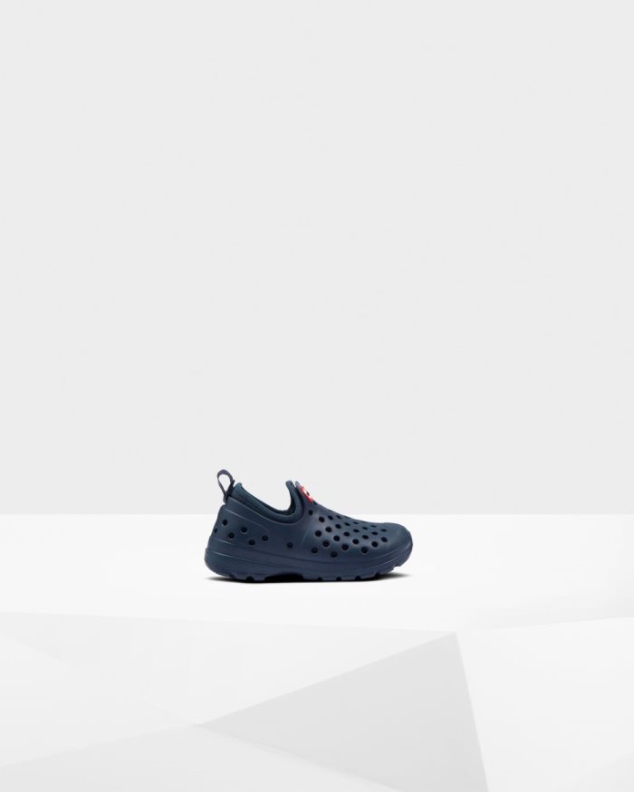 Navy Kids' Hunter Lightweight Outdoor Water Shoes | OfeKcHUQ