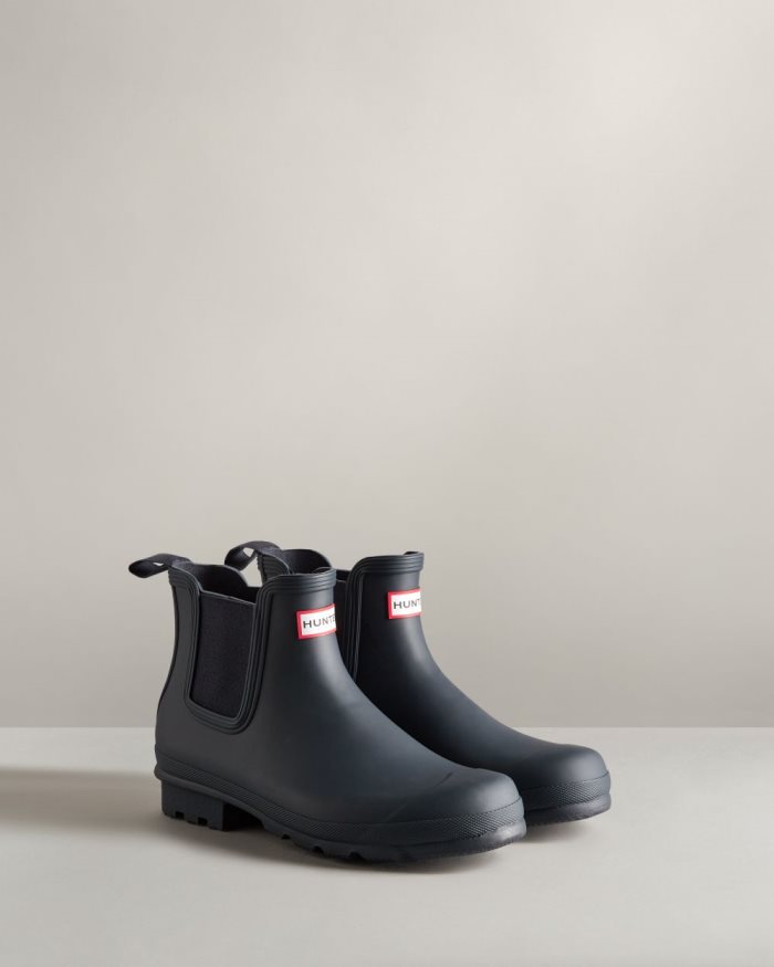 Navy Men's Hunter Original Rain Boots | H0hWBEUJ