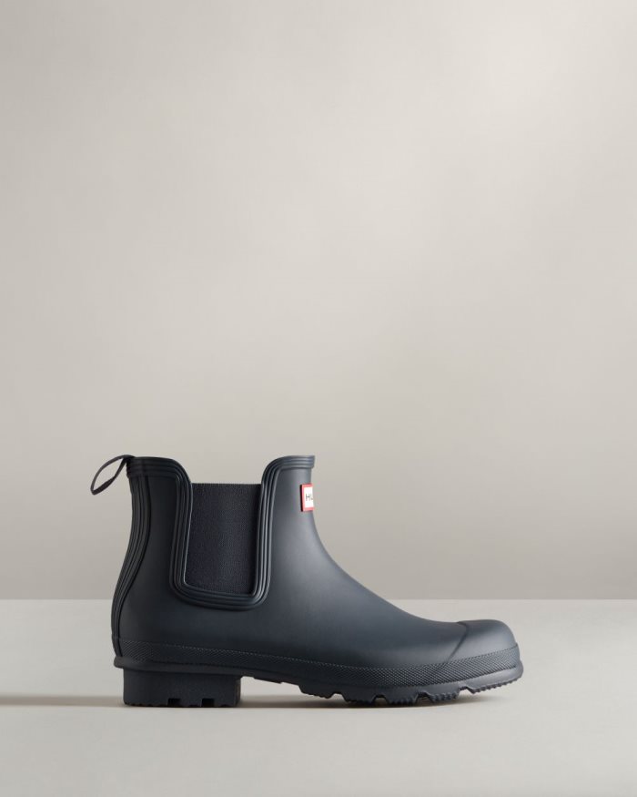 Navy Men's Hunter Original Rain Boots | H0hWBEUJ