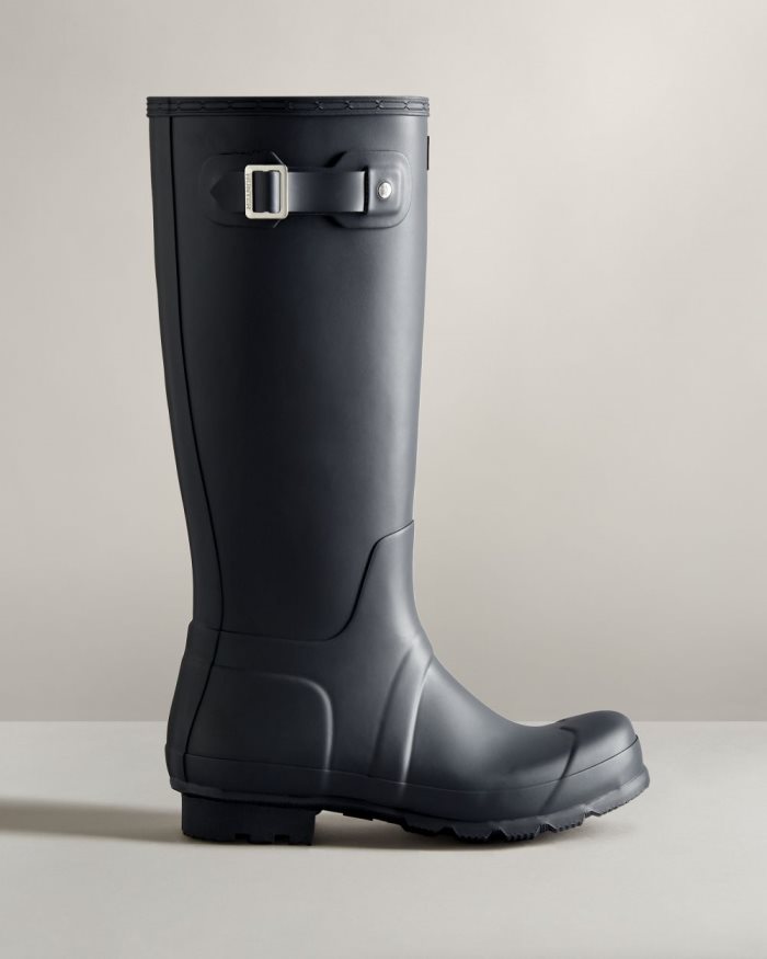 Navy Men's Hunter Original Tall Rain Boots | JkW9JKSg