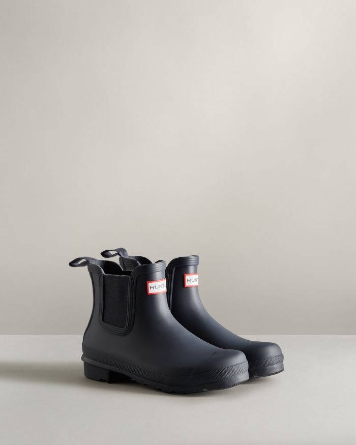 Navy Women's Hunter Original Rain Boots | clFzB6NN