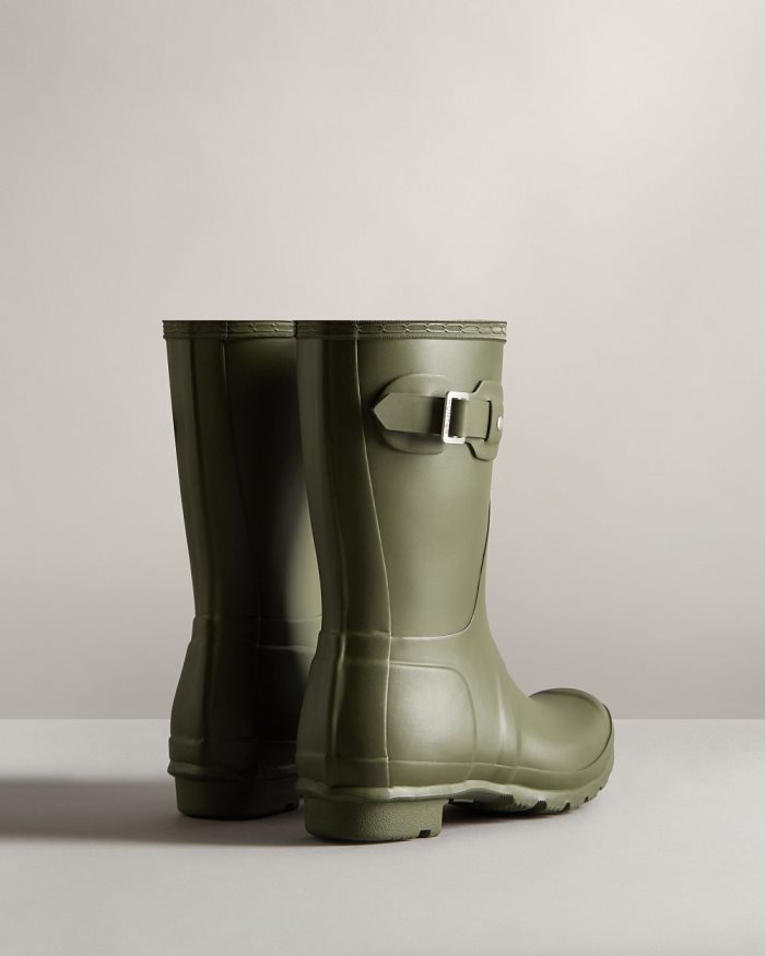 Olive Women's Hunter Original Short Rain Boots | V1aDwUol