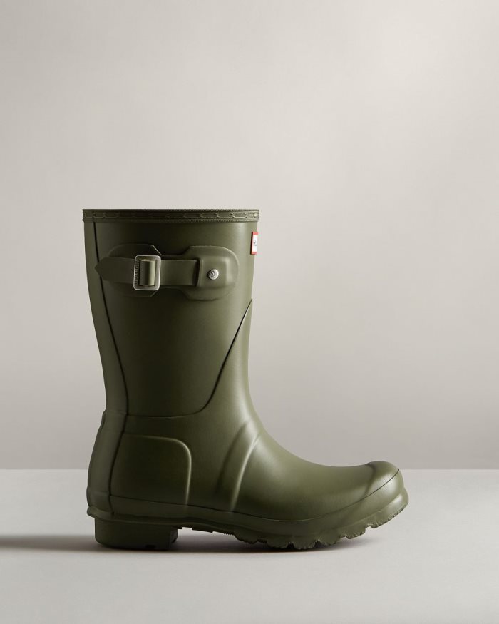 Olive Women\'s Hunter Original Short Rain Boots | V1aDwUol