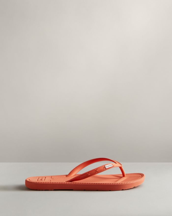 Orange Women's Hunter Original Flip Flops | HNLZyuo8