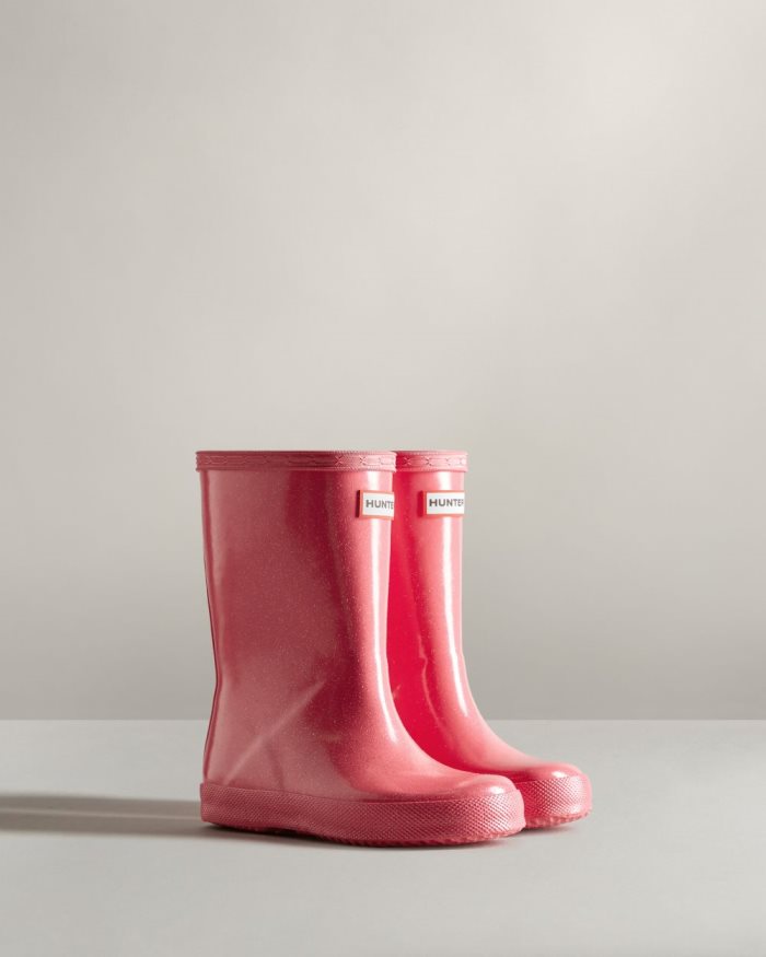 Pink Kids' Hunter First Classic Starcloud Rain Boots | an5Evrpg