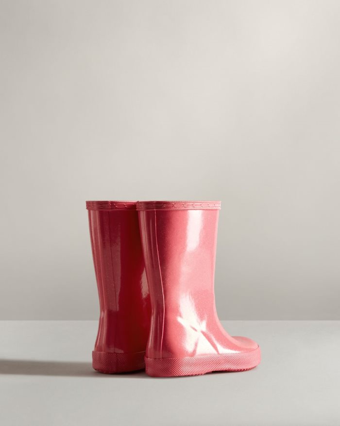 Pink Kids' Hunter First Classic Starcloud Rain Boots | an5Evrpg