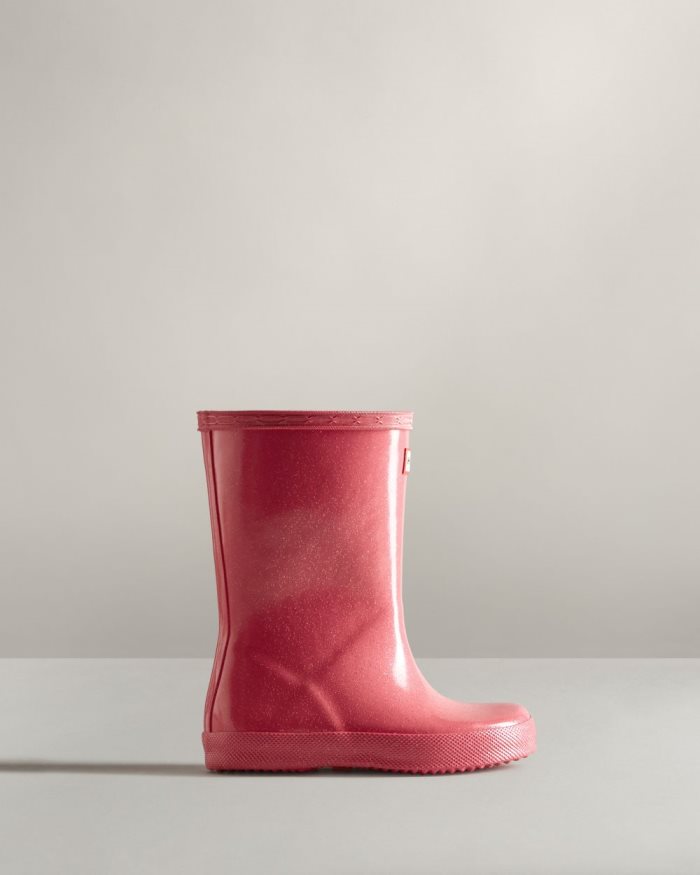 Pink Kids' Hunter First Classic Starcloud Rain Boots | an5Evrpg