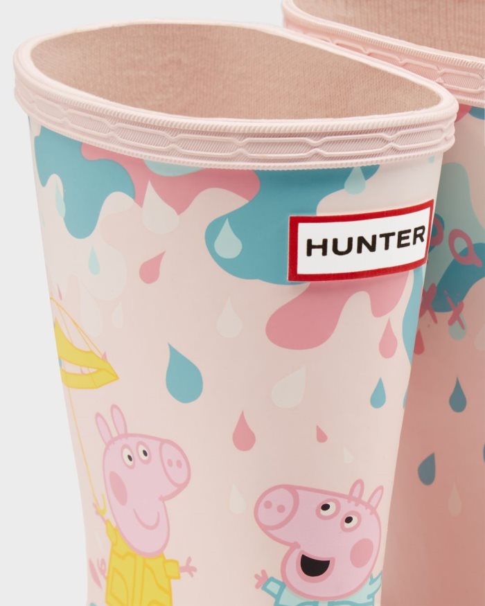 Pink Kids' Hunter First Peppa Pig Muddy Puddles Rain Boots | fYlMKYue