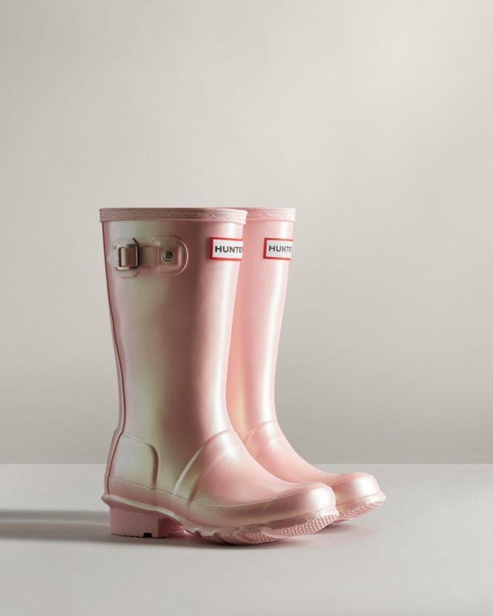 Pink Kids' Hunter Nebula Rain Boots | RF9MKIMo