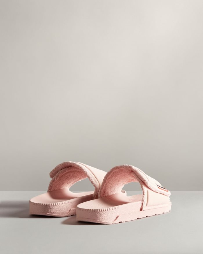 Pink Women's Hunter Adjustable Slides | 5UGw5rS5