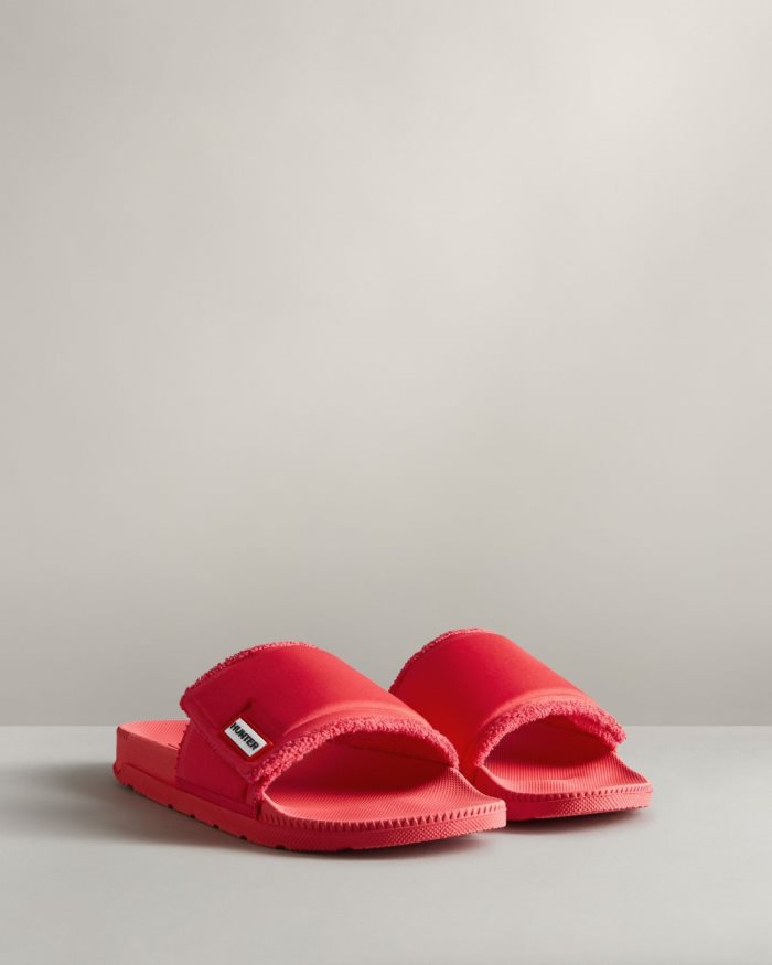 Pink Women's Hunter Adjustable Slides | YlgnoR0C