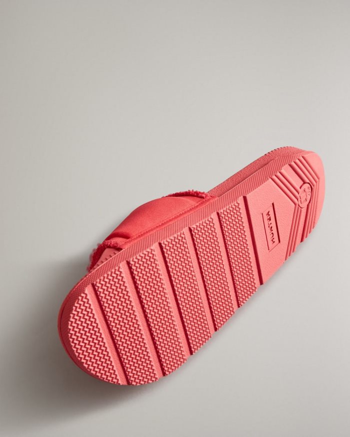 Pink Women's Hunter Adjustable Slides | YlgnoR0C