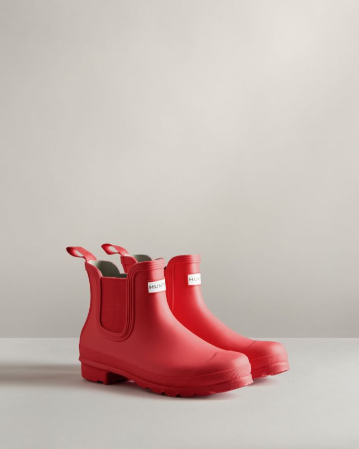 Pink Women's Hunter Original Chelsea Boots | DWvepS9E